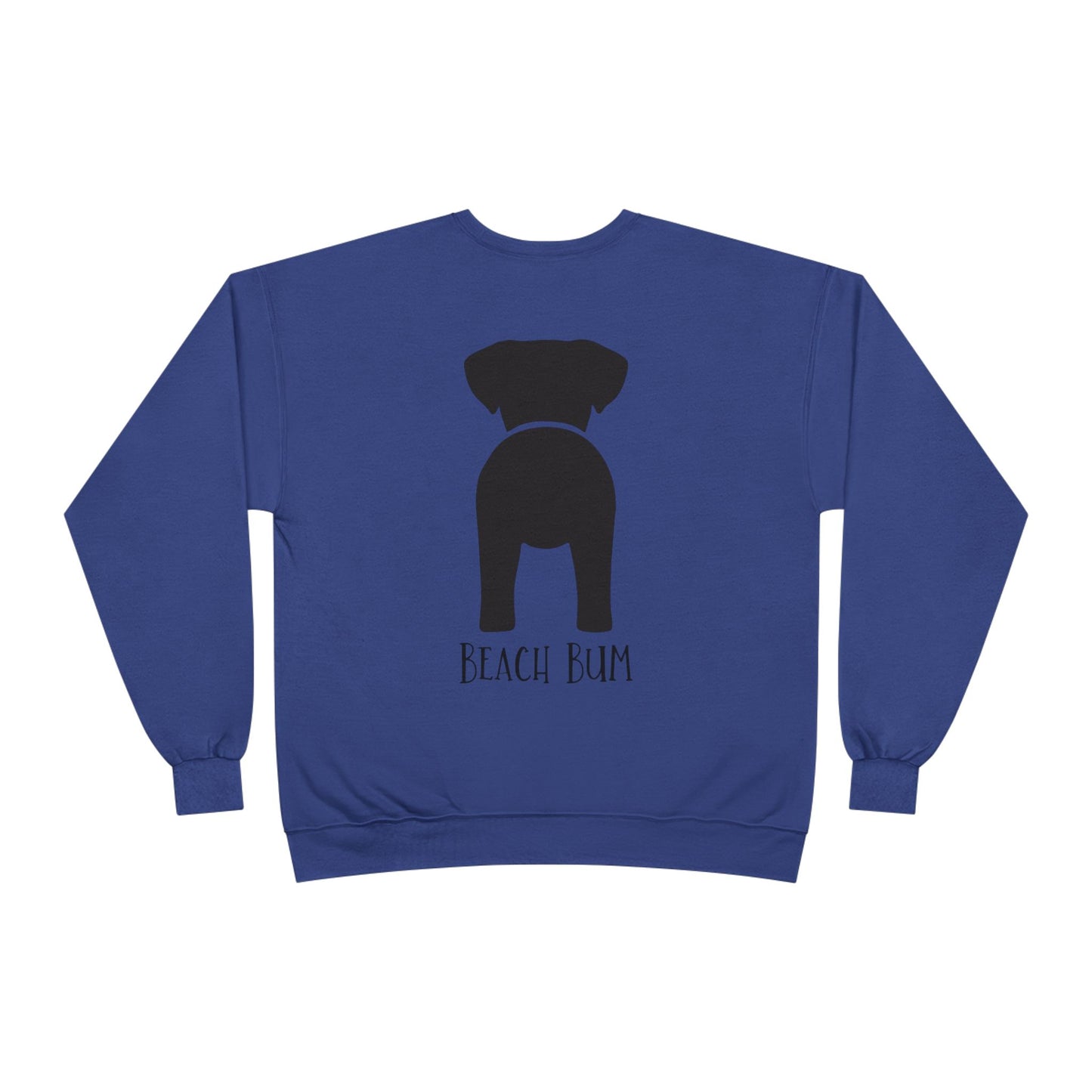 Beach Bum Labrador Eco-Friendly Sweatshirt, Perfect for Dog Lovers, Casual Wear, Summer Vibes, Beach Day, Gift for Pet Owners