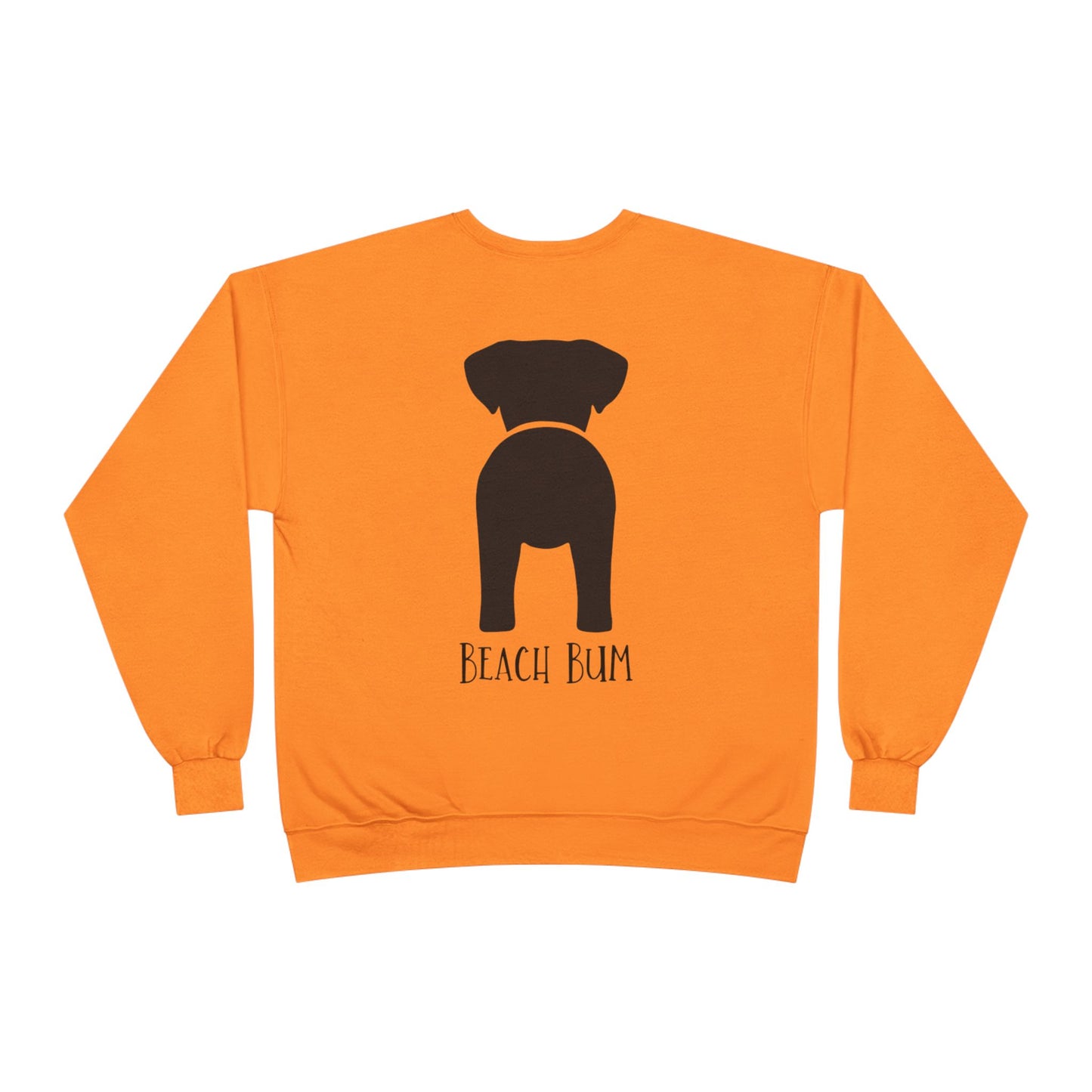 Beach Bum Labrador Eco-Friendly Sweatshirt, Perfect for Dog Lovers, Casual Wear, Summer Vibes, Beach Day, Gift for Pet Owners