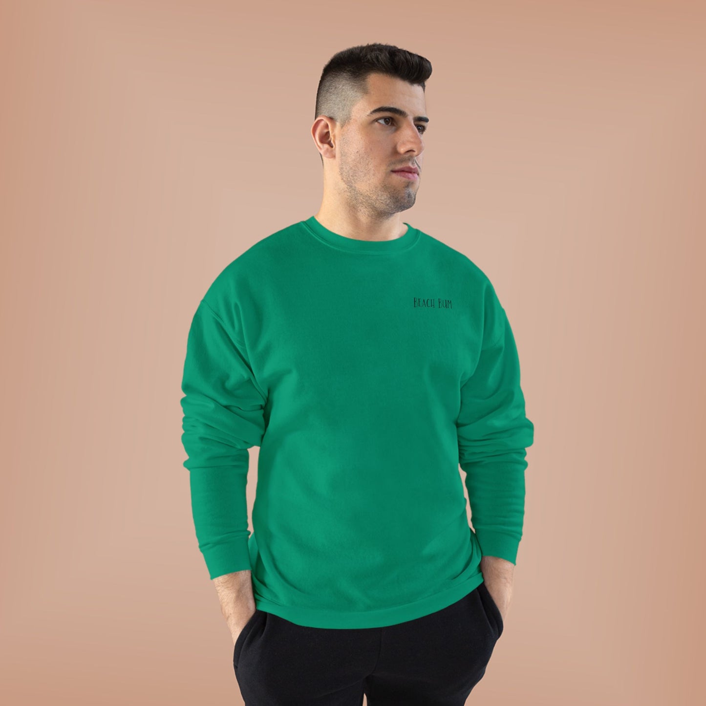 Beach Bum Labrador Eco-Friendly Sweatshirt, Perfect for Dog Lovers, Casual Wear, Summer Vibes, Beach Day, Gift for Pet Owners