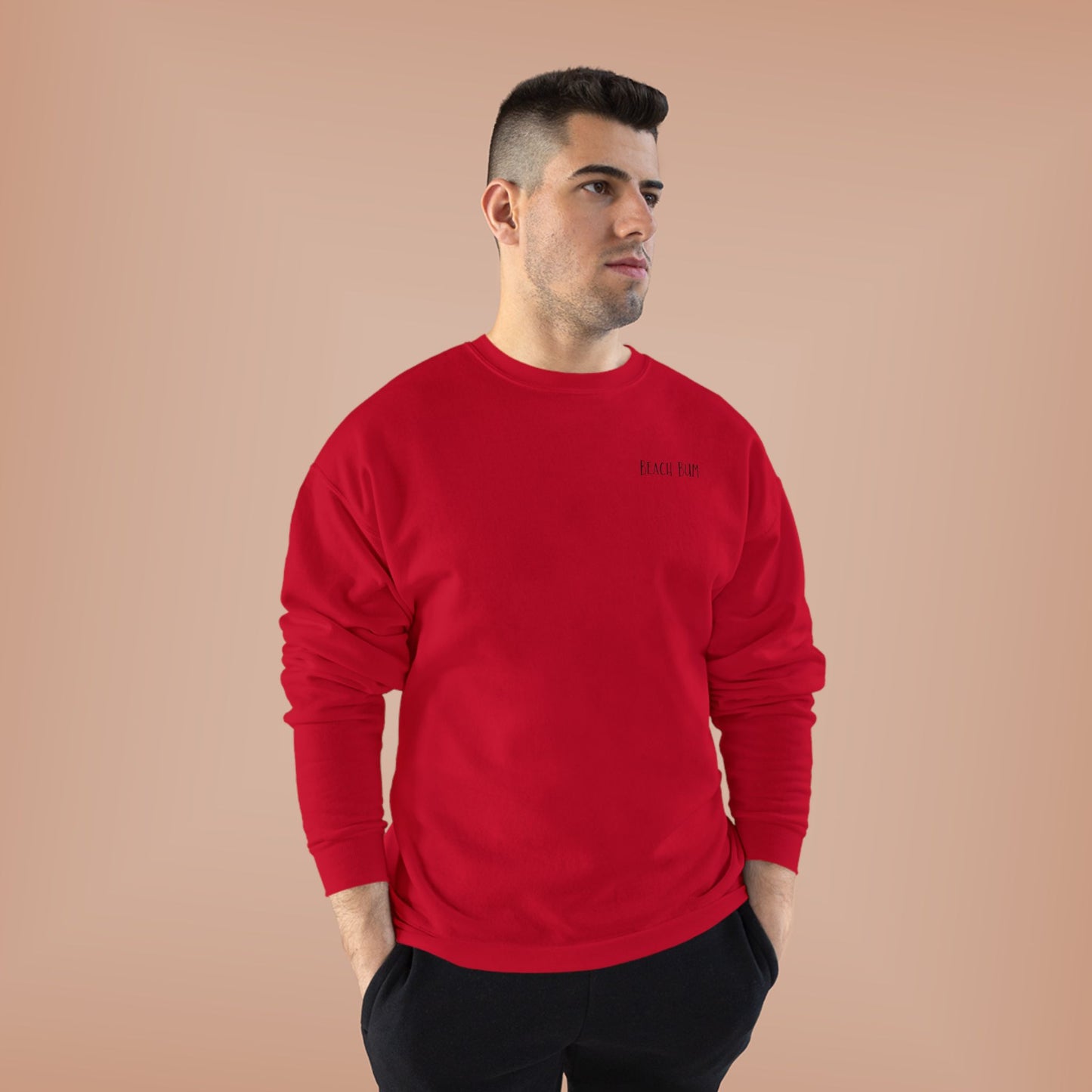 Beach Bum Labrador Eco-Friendly Sweatshirt, Perfect for Dog Lovers, Casual Wear, Summer Vibes, Beach Day, Gift for Pet Owners