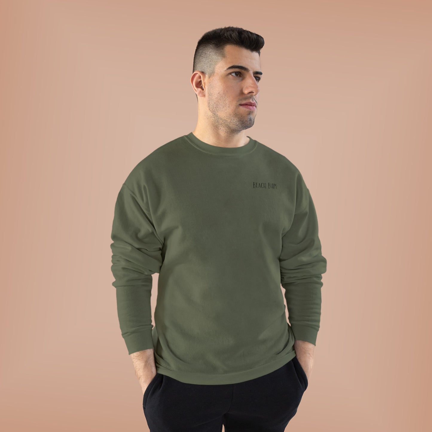Beach Bum Labrador Eco-Friendly Sweatshirt, Perfect for Dog Lovers, Casual Wear, Summer Vibes, Beach Day, Gift for Pet Owners