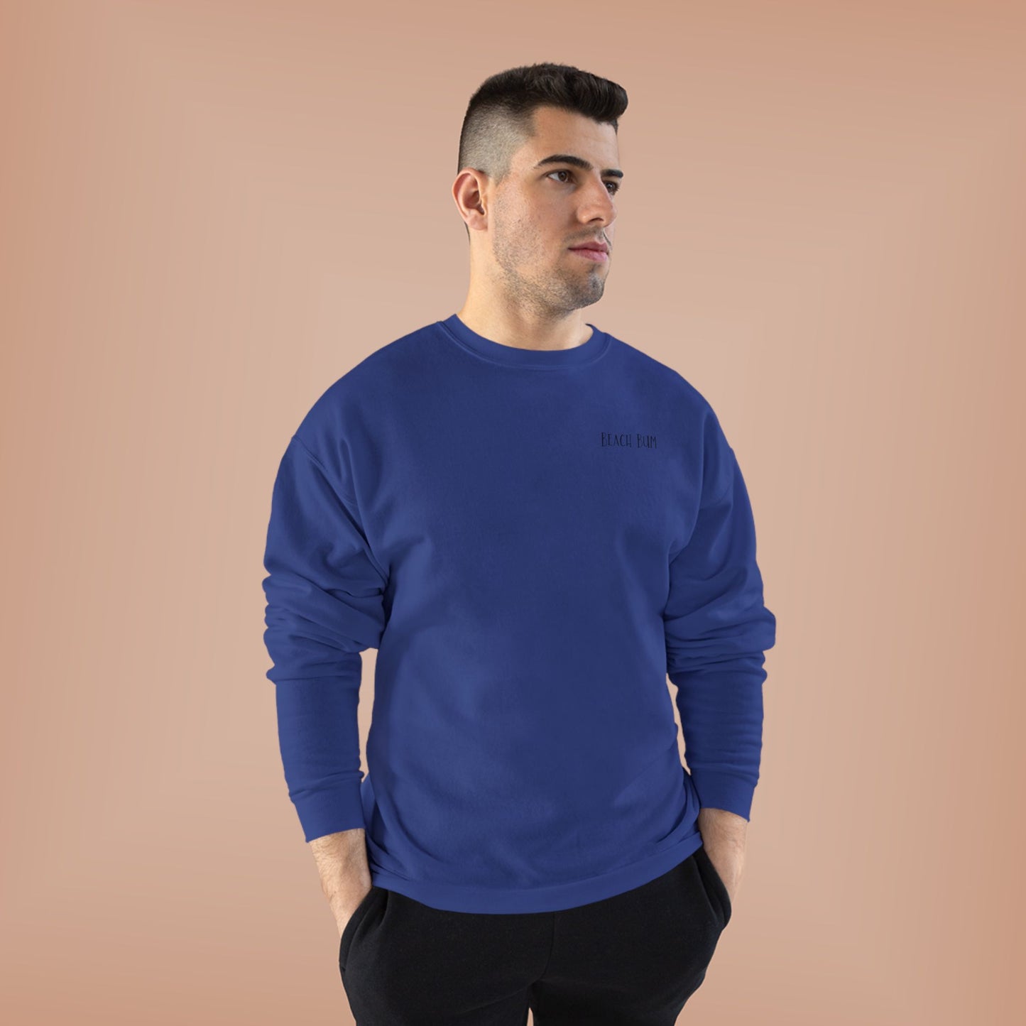 Beach Bum Labrador Eco-Friendly Sweatshirt, Perfect for Dog Lovers, Casual Wear, Summer Vibes, Beach Day, Gift for Pet Owners