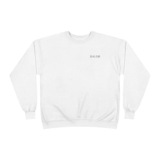 Beach Bum Labrador Eco-Friendly Sweatshirt, Perfect for Dog Lovers, Casual Wear, Summer Vibes, Beach Day, Gift for Pet Owners