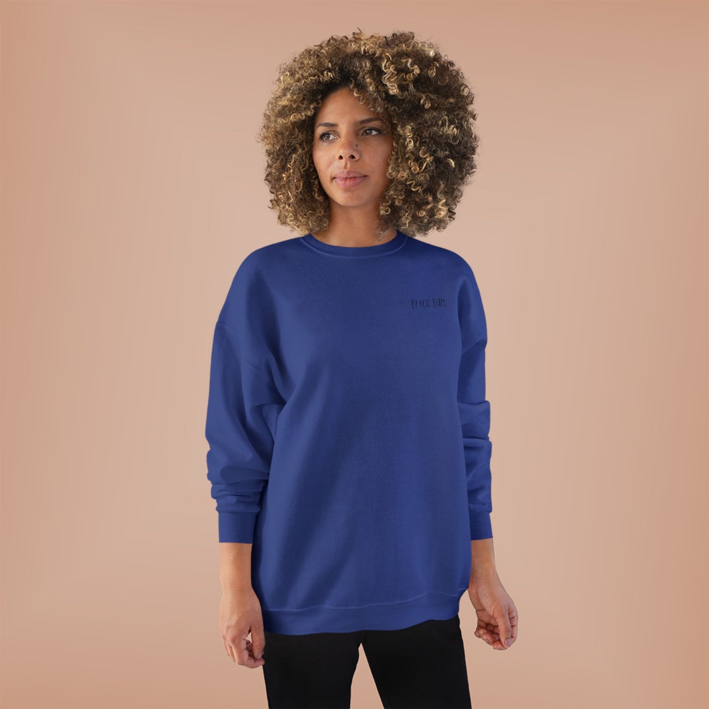 Beach Bum Labrador Eco-Friendly Sweatshirt, Perfect for Dog Lovers, Casual Wear, Summer Vibes, Beach Day, Gift for Pet Owners