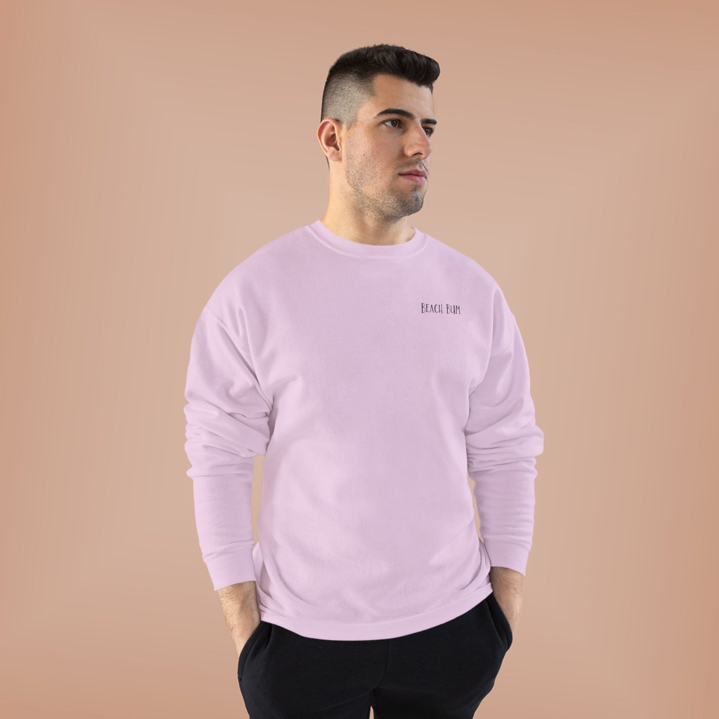 Beach Bum Labrador Eco-Friendly Sweatshirt, Perfect for Dog Lovers, Casual Wear, Summer Vibes, Beach Day, Gift for Pet Owners