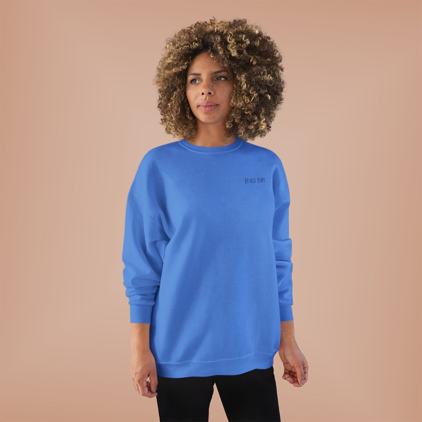 Beach Bum Labrador Eco-Friendly Sweatshirt, Perfect for Dog Lovers, Casual Wear, Summer Vibes, Beach Day, Gift for Pet Owners