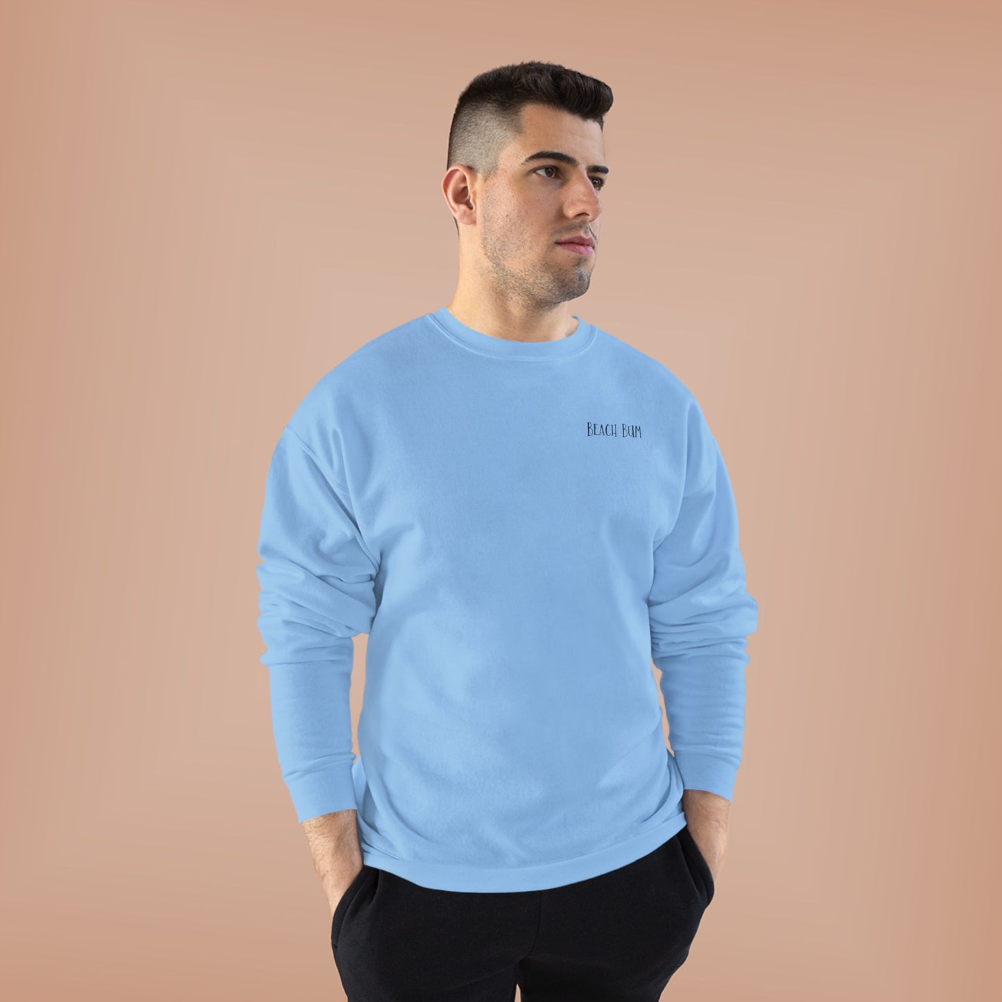Beach Bum Labrador Eco-Friendly Sweatshirt, Perfect for Dog Lovers, Casual Wear, Summer Vibes, Beach Day, Gift for Pet Owners