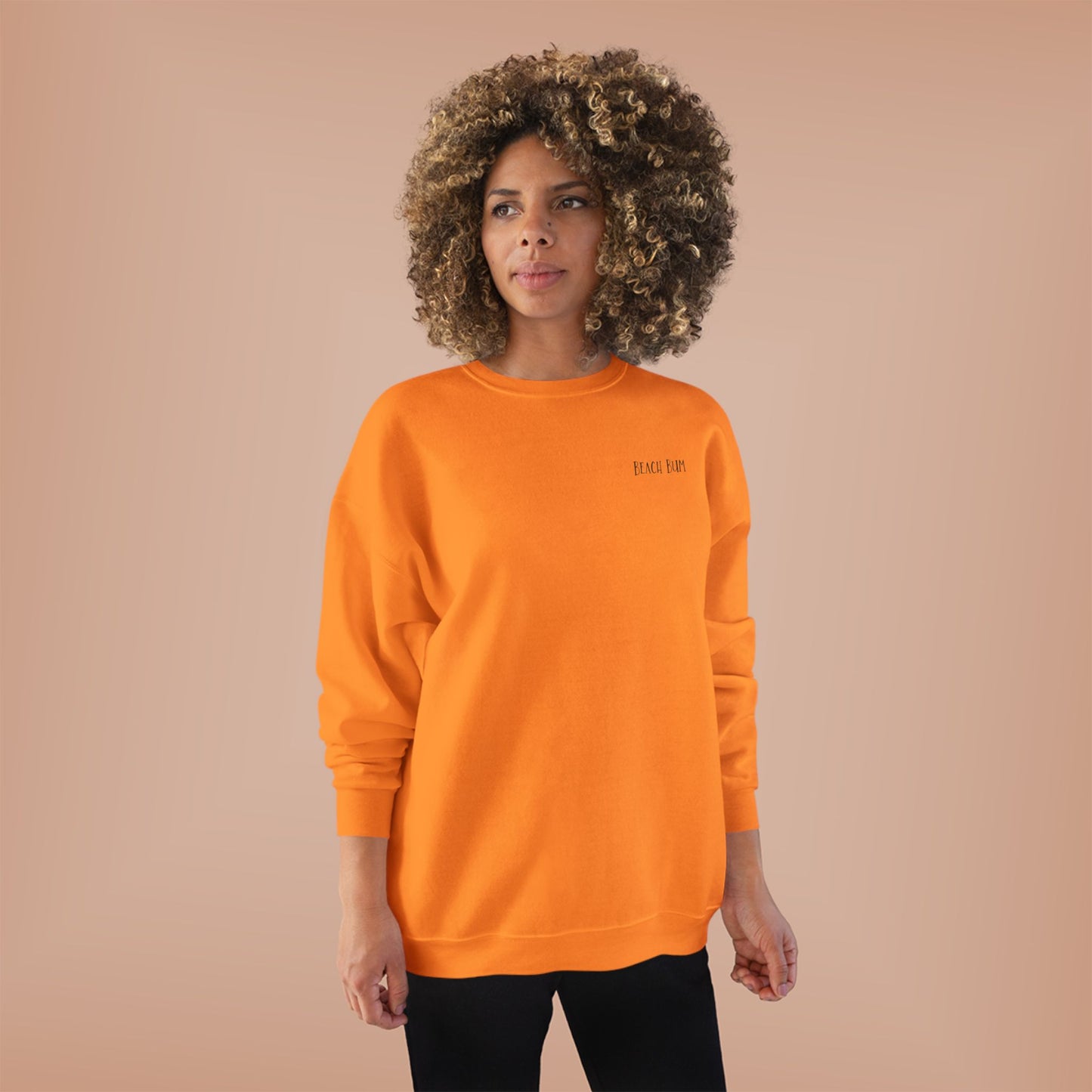 Beach Bum Doodle Eco-Friendly Sweatshirt, Perfect for Dog Lovers, Casual Wear, Summer Vibes, Beach Day, Gift for Pet Owners