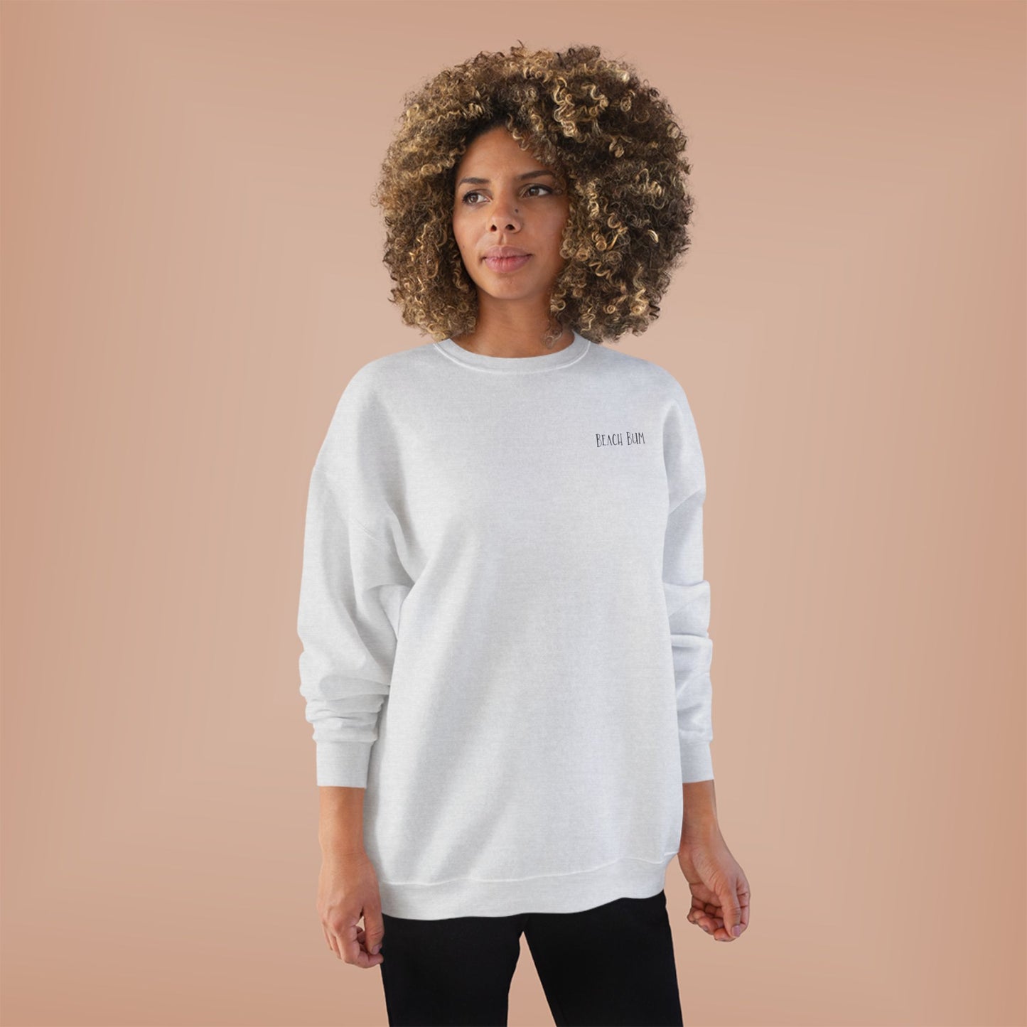 Beach Bum Labrador Eco-Friendly Sweatshirt, Perfect for Dog Lovers, Casual Wear, Summer Vibes, Beach Day, Gift for Pet Owners