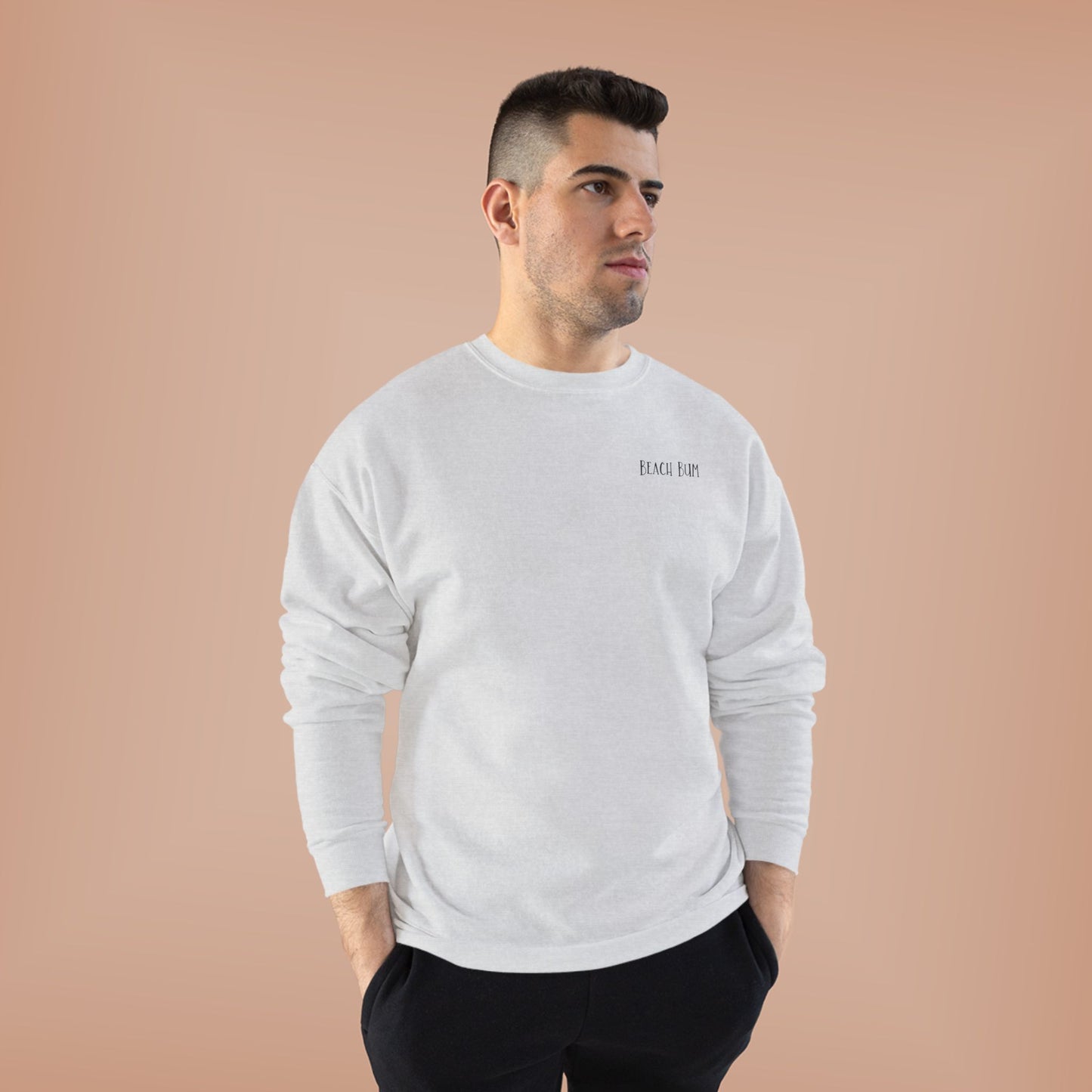 Beach Bum Labrador Eco-Friendly Sweatshirt, Perfect for Dog Lovers, Casual Wear, Summer Vibes, Beach Day, Gift for Pet Owners