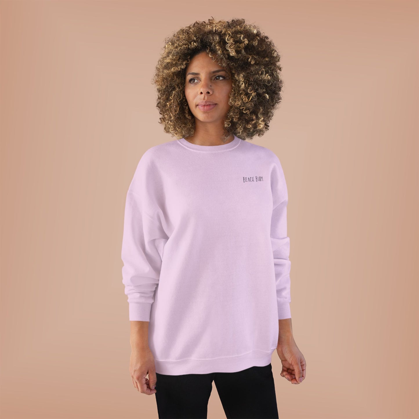 Beach Bum Labrador Eco-Friendly Sweatshirt, Perfect for Dog Lovers, Casual Wear, Summer Vibes, Beach Day, Gift for Pet Owners