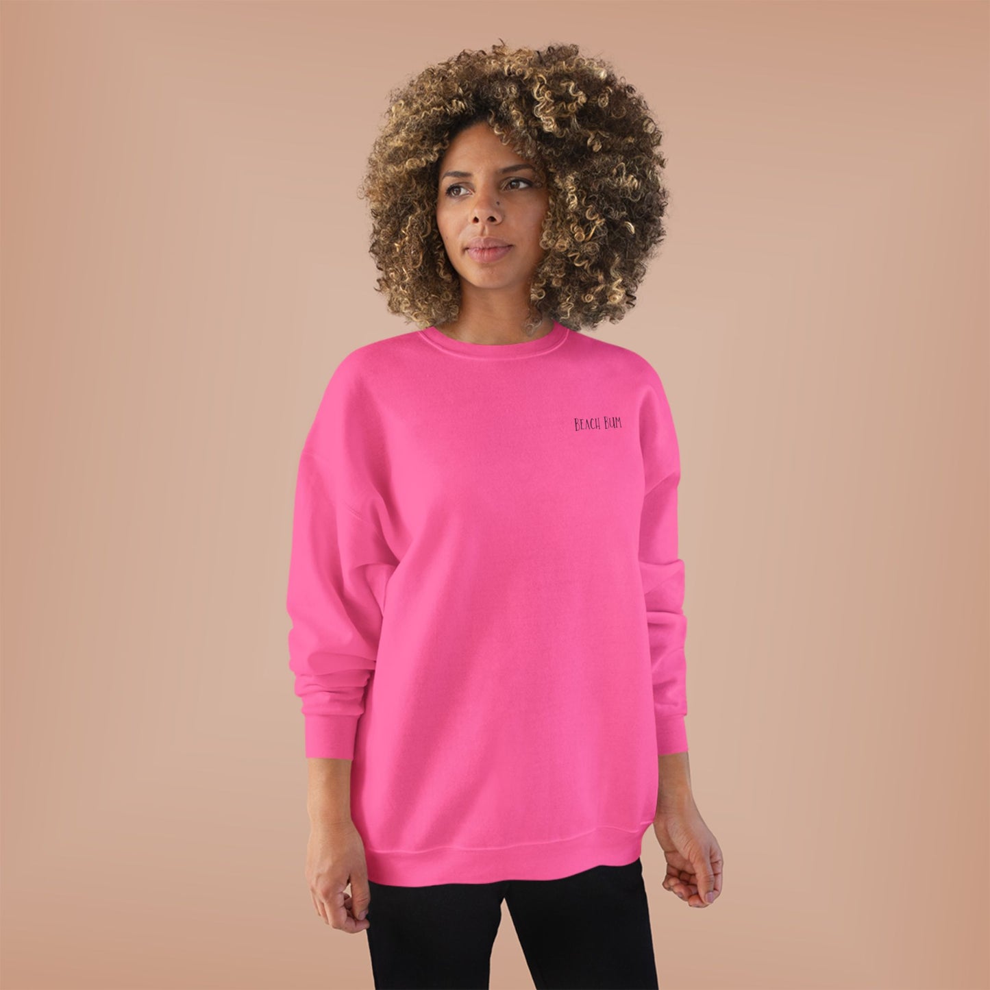 Beach Bum Labrador Eco-Friendly Sweatshirt, Perfect for Dog Lovers, Casual Wear, Summer Vibes, Beach Day, Gift for Pet Owners