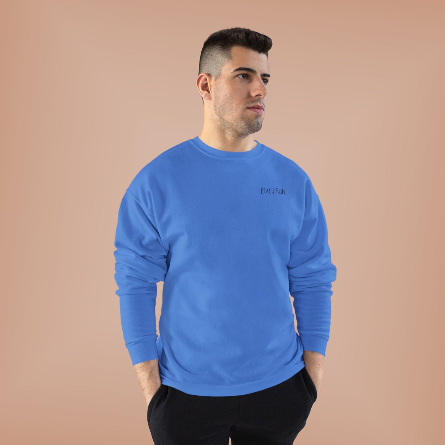 Beach Bum Labrador Eco-Friendly Sweatshirt, Perfect for Dog Lovers, Casual Wear, Summer Vibes, Beach Day, Gift for Pet Owners