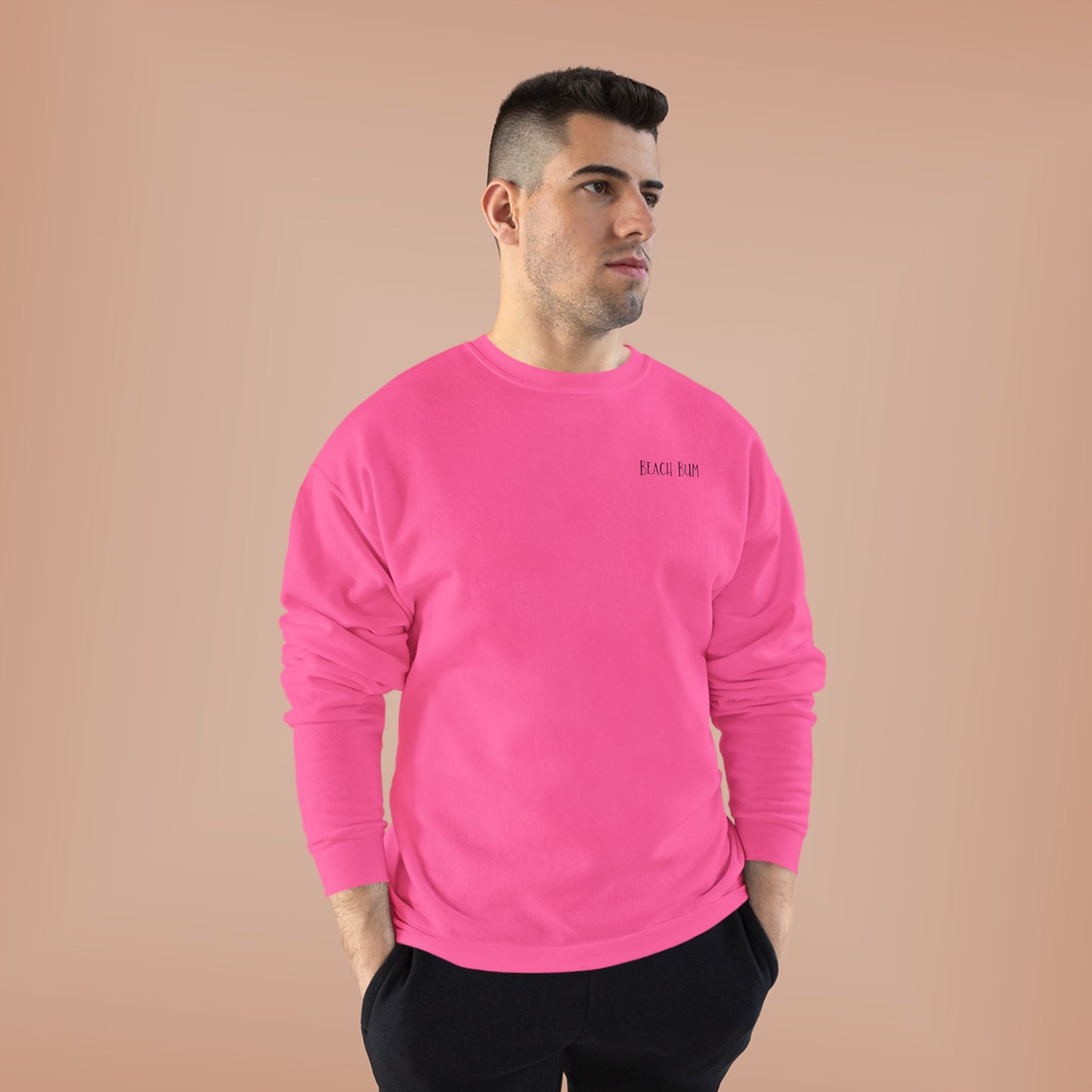 Beach Bum Labrador Eco-Friendly Sweatshirt, Perfect for Dog Lovers, Casual Wear, Summer Vibes, Beach Day, Gift for Pet Owners