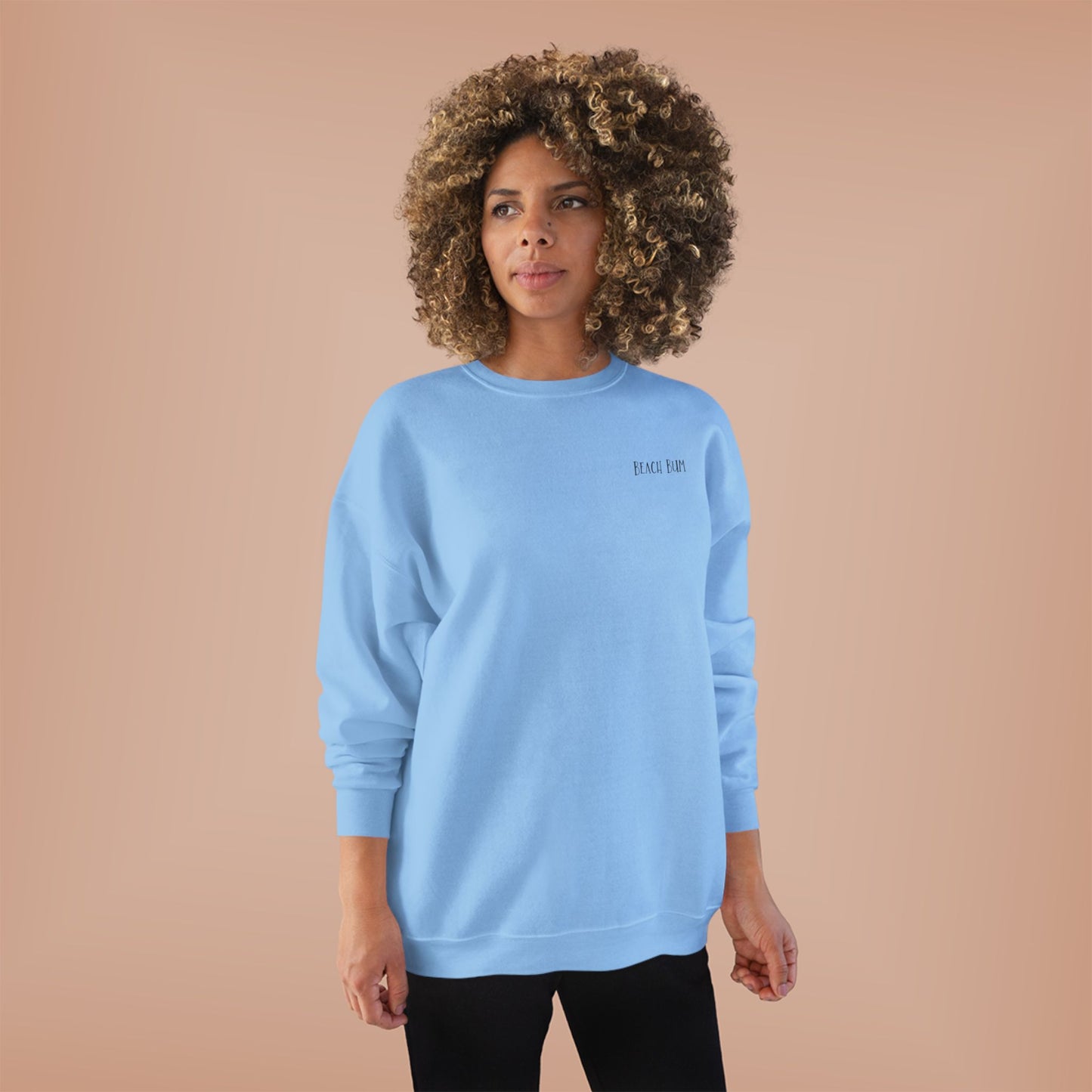 Beach Bum Labrador Eco-Friendly Sweatshirt, Perfect for Dog Lovers, Casual Wear, Summer Vibes, Beach Day, Gift for Pet Owners