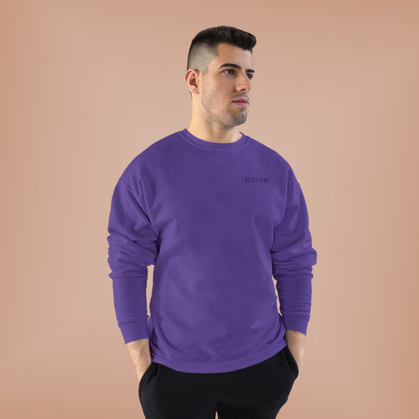 Beach Bum Labrador Eco-Friendly Sweatshirt, Perfect for Dog Lovers, Casual Wear, Summer Vibes, Beach Day, Gift for Pet Owners