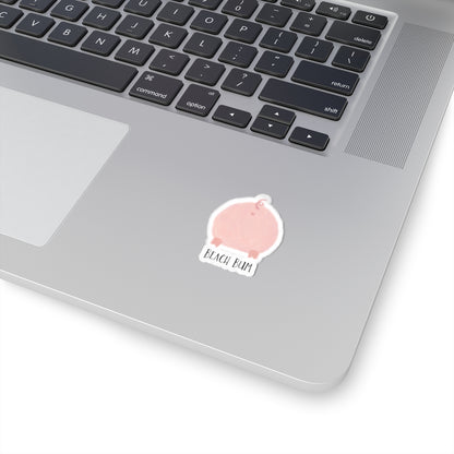 Watercolor Pig Beach Cum Kiss-Cut Stickers