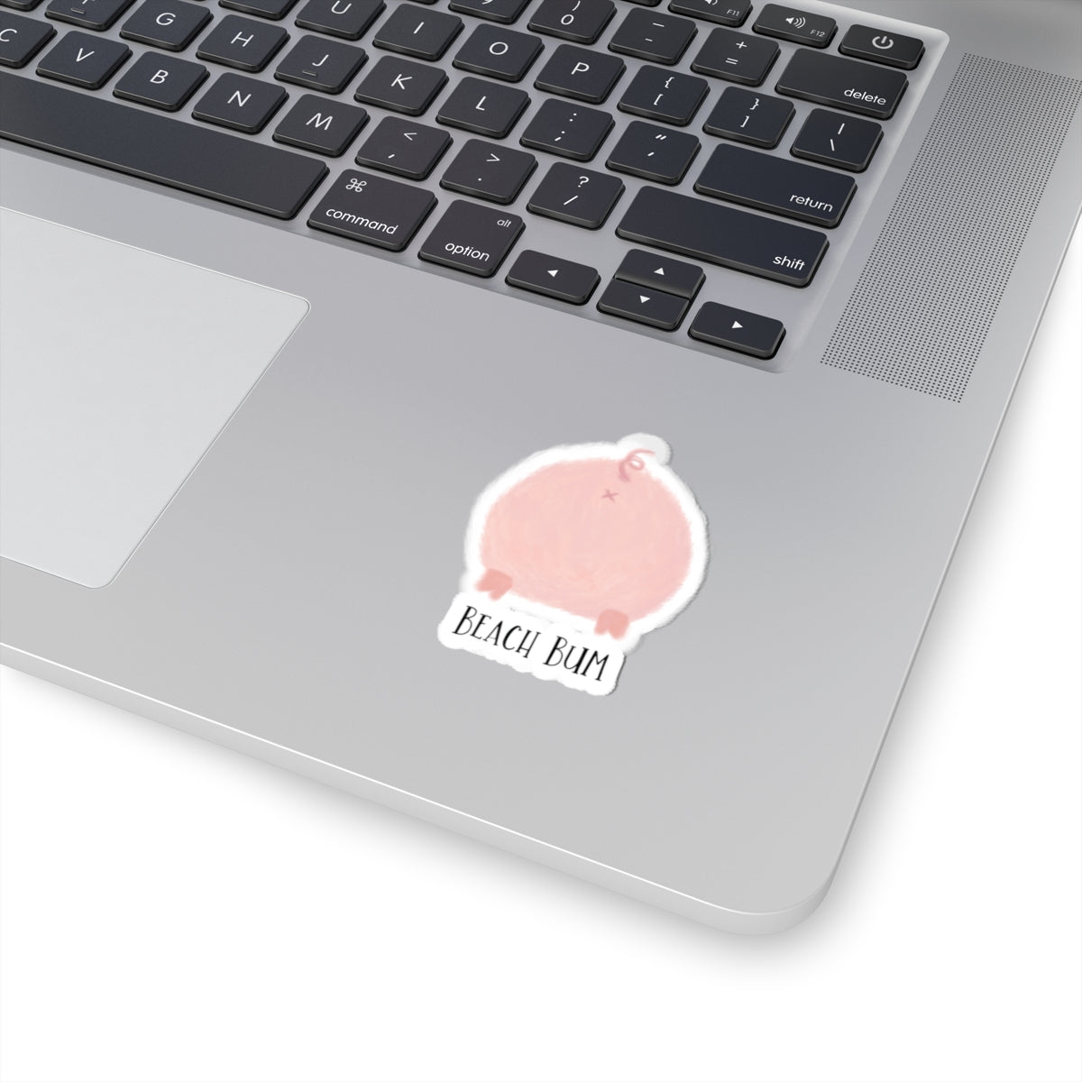Watercolor Pig Beach Cum Kiss-Cut Stickers